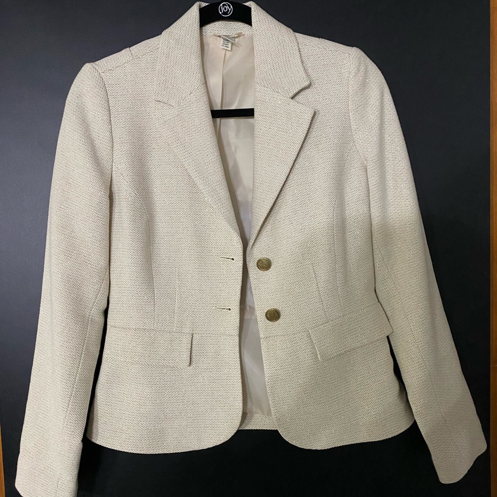 Cream and gold Old Navy Blazer